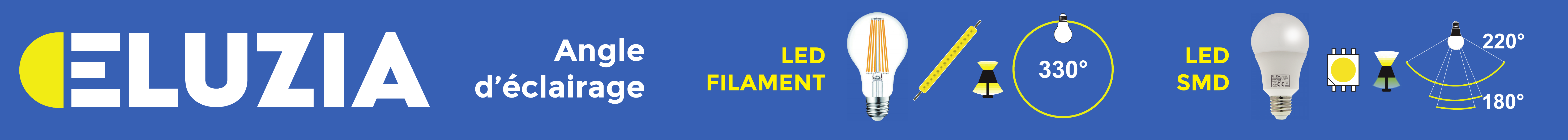 Angle d’éclairage LED : 180°, 220° ou 330°, comment choisir ?